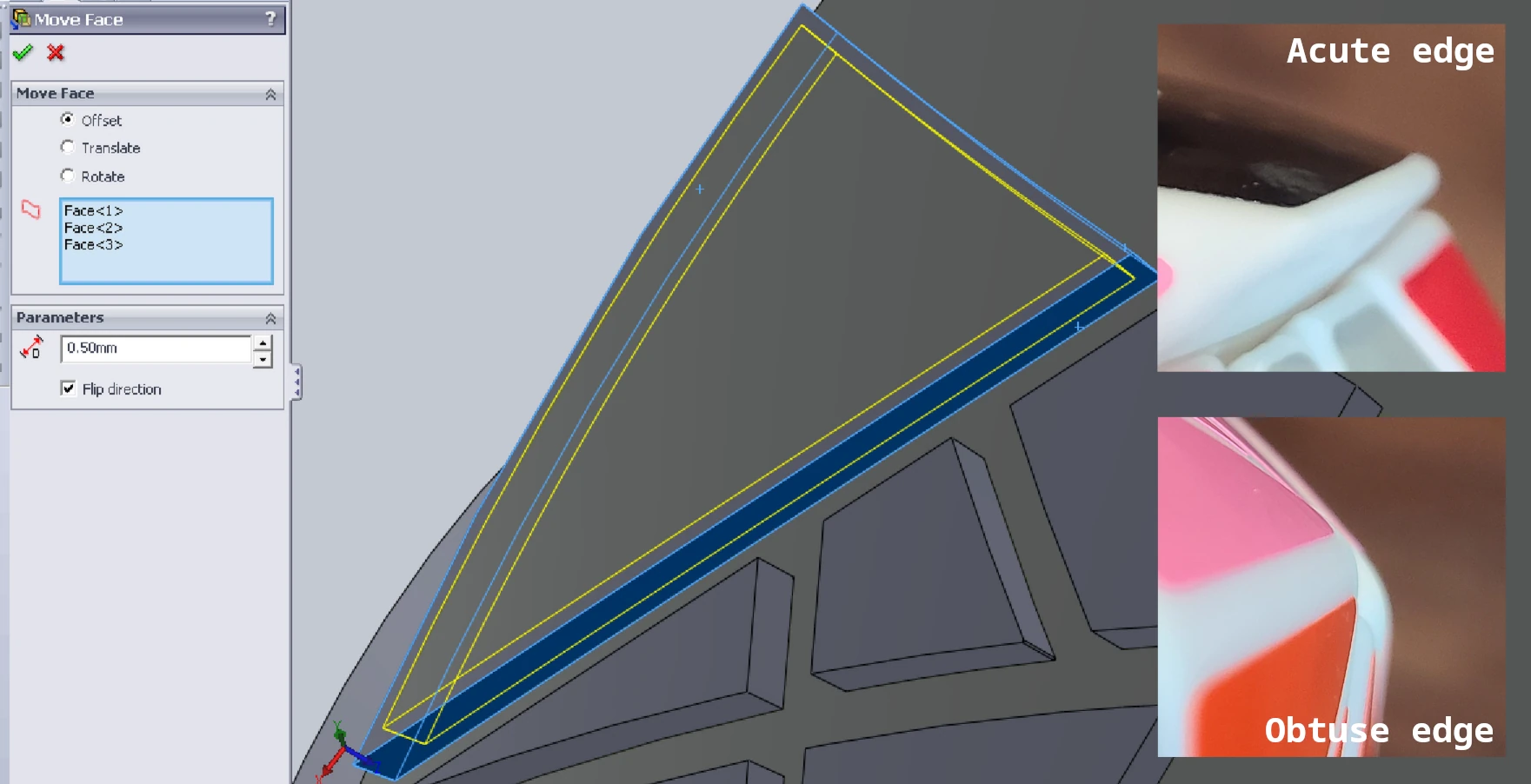 Solidworks - Move Face Solidworks - Move Face