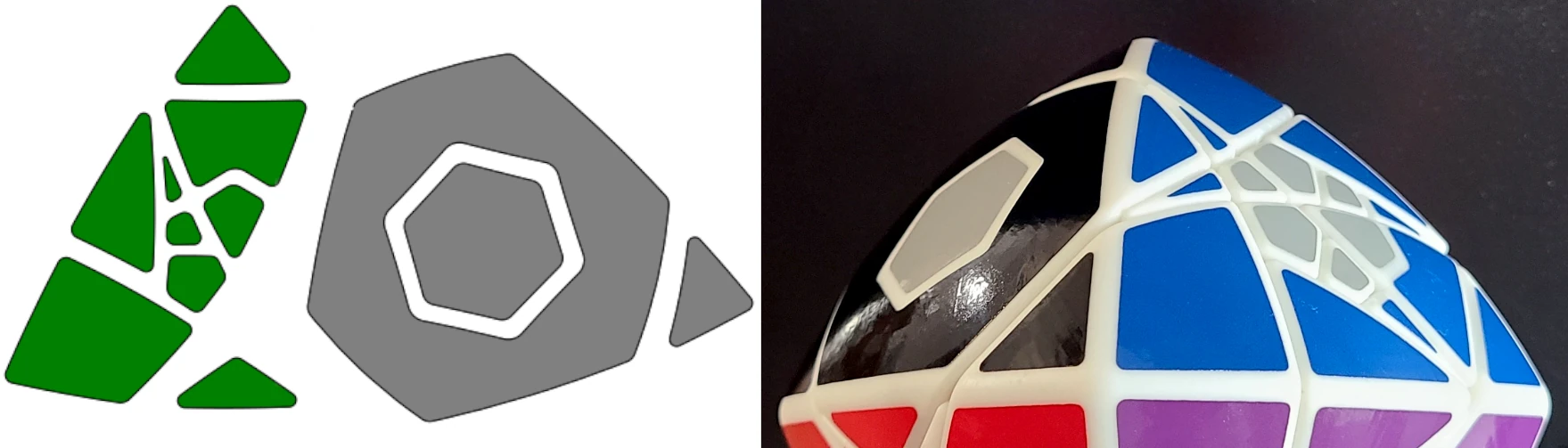 Flattening curved CAD surfaces into vinyl decals