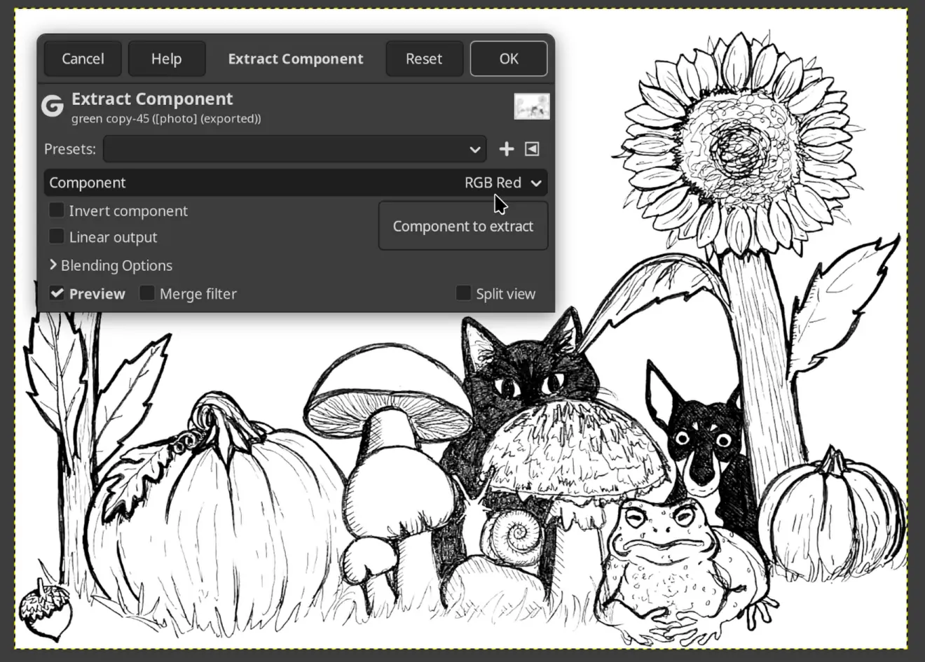 Finished drawing Finished drawing